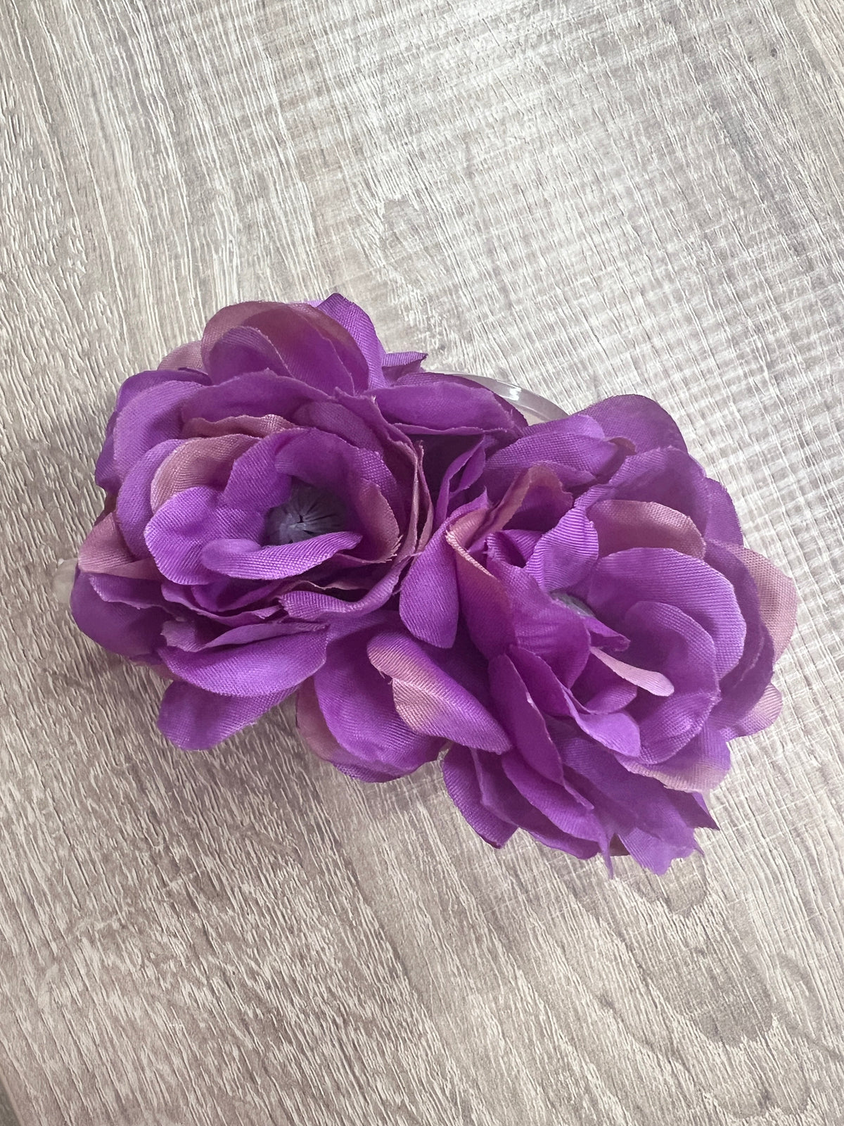 Vintage Rose Flower Purple Fascinator Hair Claw-Fascinators Direct