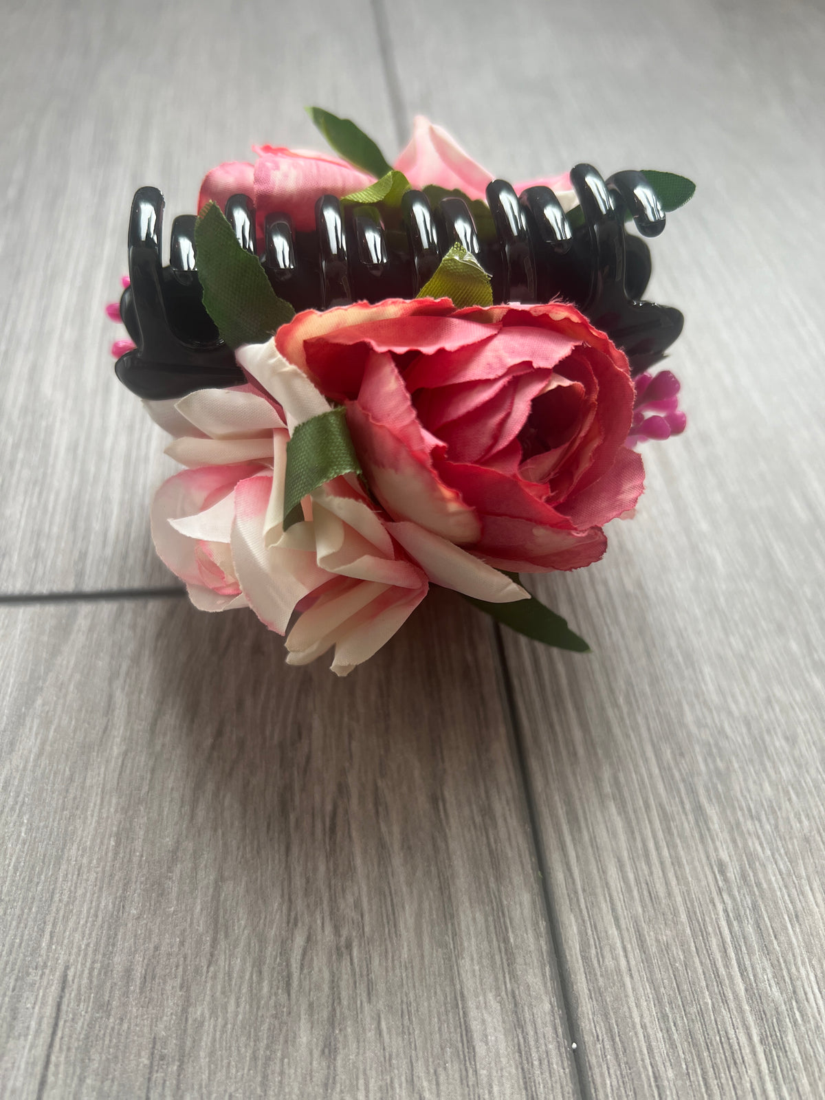 Vintage Rose Hair Flower Pink &amp; Blush Fascinator Hair Claw-Fascinators Direct