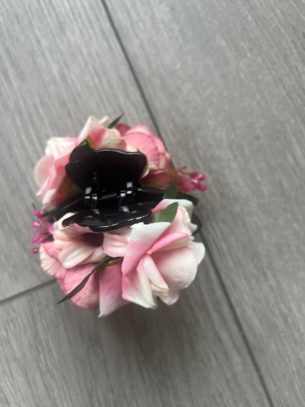 Vintage Rose Hair Flower Pink &amp; Blush Fascinator Hair Claw-Fascinators Direct