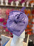 Violet Disc Fascinator with Decorative Bow-Fascinators Direct