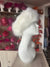 White Luxury Fur Headband-Fascinators Direct