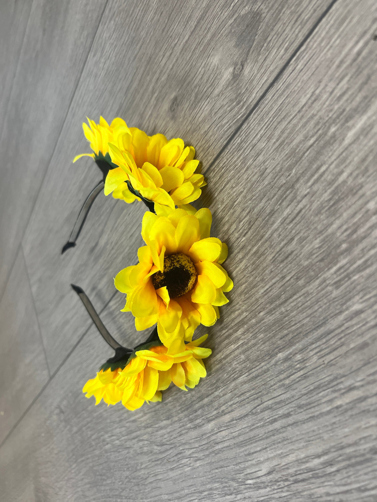 Yellow Sunflower Headband-Fascinators Direct