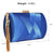 Blue Box Clutch Bag with Tassel-Fascinators Direct