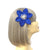 Blue Diamante Hair Flower-Fascinators Direct