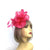 Chiffon Flower Metallic Fuchsia Fascinator Headband-Fascinators Direct