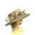Classic Sinamay Antique Bronze Wedding Hat-Fascinators Direct