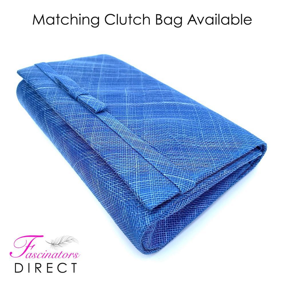 Classic Sinamay Bluebell Wedding Hat-Fascinators Direct