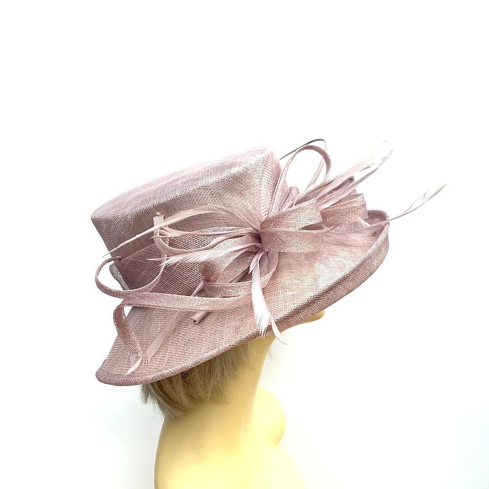 Classic Sinamay Cameo Wedding Hat-Fascinators Direct