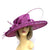 Classic Sinamay Grape Wedding Hat-Fascinators Direct