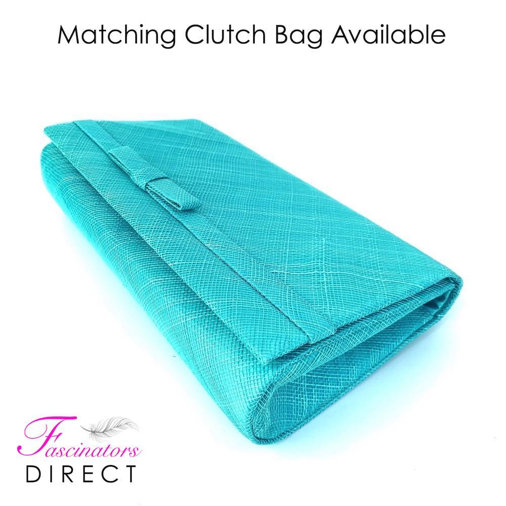 Classic Sinamay Peacock Wedding Hat-Fascinators Direct