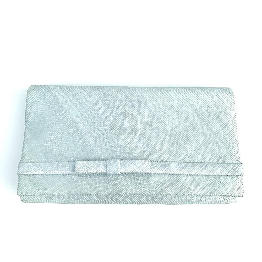 Classic Sinamay Peppermint Clutch Bag For Weddings-Fascinators Direct