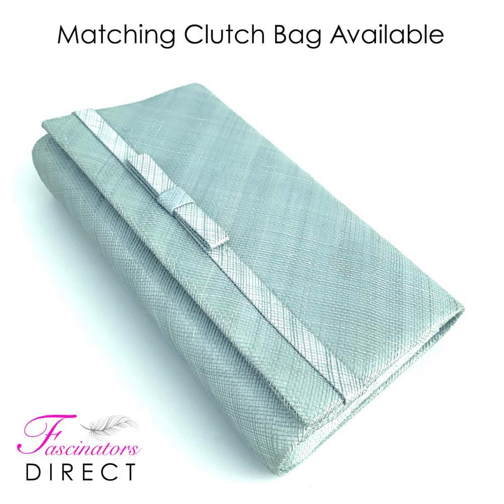 Classic Sinamay Peppermint Wedding Hat-Fascinators Direct