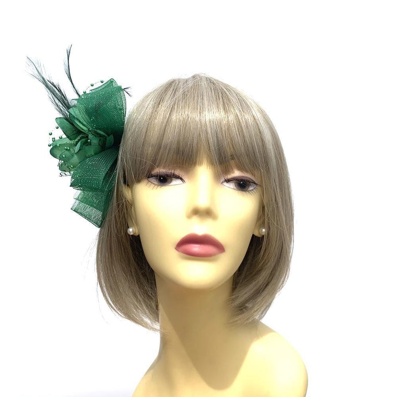 Green Fascinators Green Hair Fascinators & Green Fascinator Hats