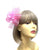 Clip In Light Pink Hair Fascinator with Flower & Loops-Fascinators Direct