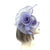 Cornflower Blue Fascinator with Sinamay Swirls-Fascinators Direct
