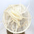 Cream Fascinator Hat with Feathers and Scalloped Sinamay Detailing-Fascinators Direct