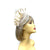 Cream Pillbox Fascinator Hat with Dahlia Flower & Netting-Fascinators Direct