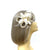 Cream Small Fascinator with Feathers & Beads-Fascinators Direct