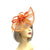 Crescent Design Half Disc Orange Wedding Fascinator-Fascinators Direct
