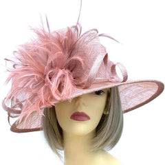 Dusky pink hats for 2025 weddings