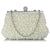 Elegance Vintage Pearl Clutch Bag - Ivory-Fascinators Direct