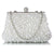 Elegance Vintage Pearl Clutch Bag - White-Fascinators Direct