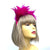 Flapper Style Fuchsia Pink Feather Headband-Fascinators Direct