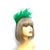 Flapper Style Green Feather Headband-Fascinators Direct