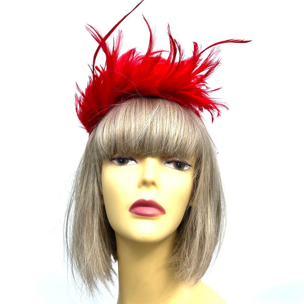 Red Fascinators Red Hair Fascinators & Red Fascinator Hats