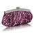 Floral Lace Clutch Bag - Pink-Fascinators Direct