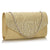Gold Envelope Clutch Bag with Rhinestones-Fascinators Direct