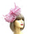 Layered Sinamay Girly Pink Fascinator with Feathers & French Netting-Fascinators Direct