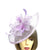 Lilac Fascinator with Ruched Sinamay & Loops-Fascinators Direct
