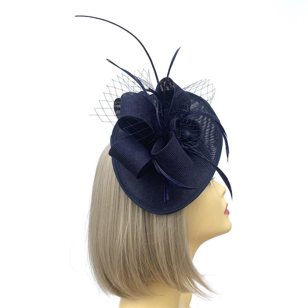 Navy deals fascinator uk