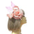 Pale Pink Hair Fascinator with Sinamay Flower & Feather Quill-Fascinators Direct