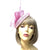Pink Quill Fascinator Hat with Feathers & Loops-Fascinators Direct