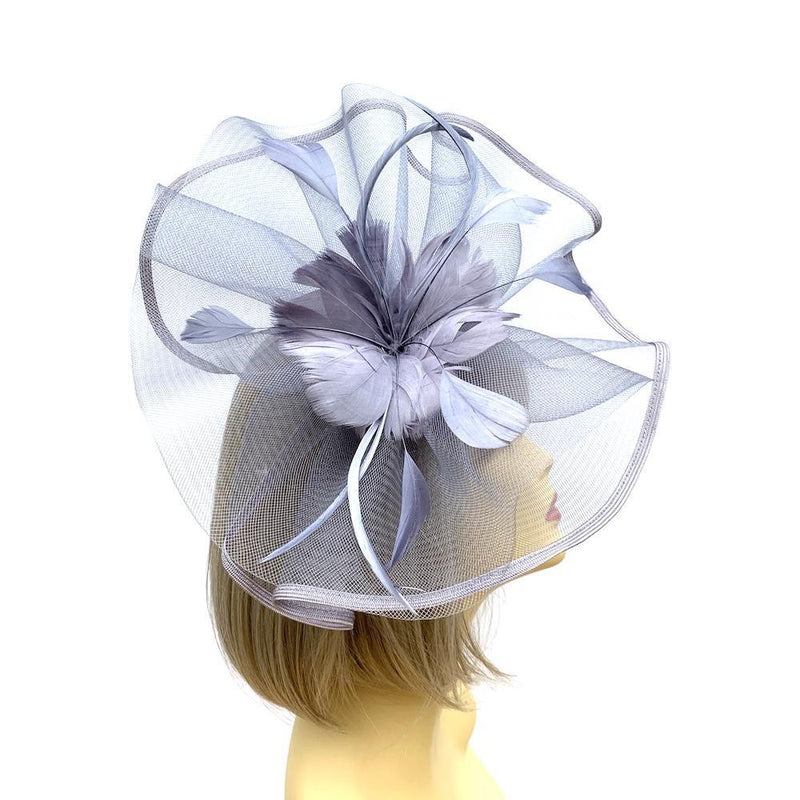 Silver Fascinators Silver Hair Fascinators & Silver Fascinator Hats