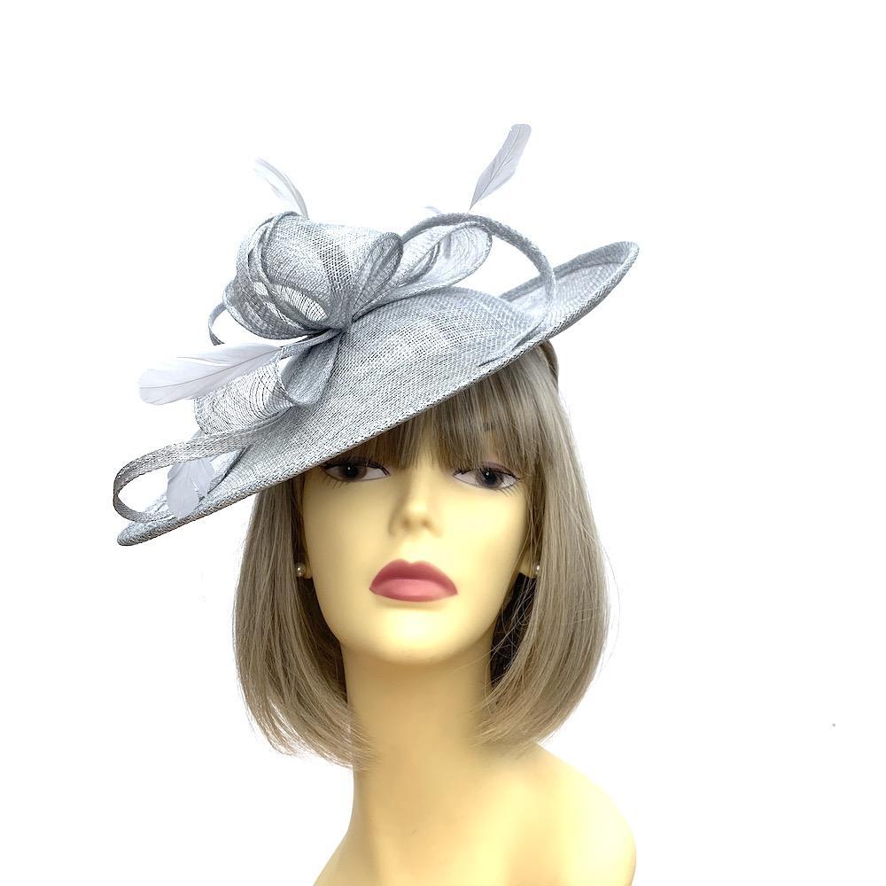 Silver Fascinators Silver Hair Fascinators & Silver Fascinator Hats