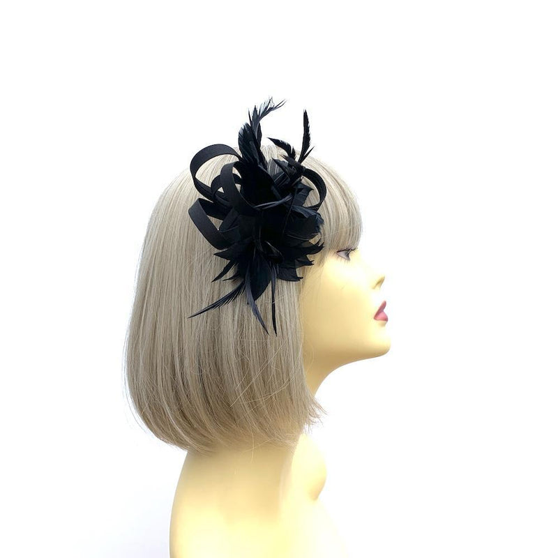Black Fascinators Black Hair Fascinators & Black Fascinator Hats