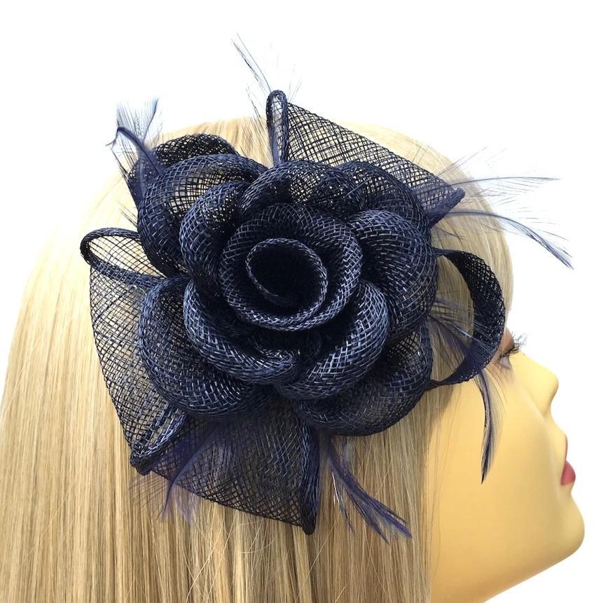 Dark navy deals wedding hat