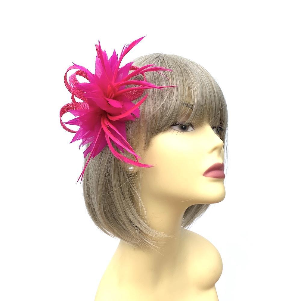 DRESHOW Women's Hair Fascinators Chapeau Nuptiale Plumes Cheveux Clip Accessoires Cocktail Royal Ascot DRESHOW Women's Hair Fascinators Chapeau Nuptiale Plumes Cheveux Clip Accessoires Cocktail Royal Ascot