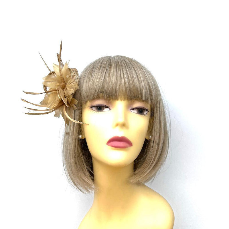Gold Fascinators Gold Hair Fascinators, Gold Hatinators & Hats