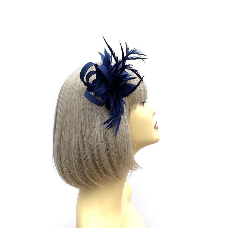 Navy Fascinators Navy Hair Fascinators & Navy Fascinator Hats