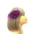 Small Purple Fascinator Hair Clip with Wispy Feathers-Fascinators Direct