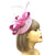 Taffy Pink Disc Fascinator with Ribbons, Quills & Feathers-Fascinators Direct