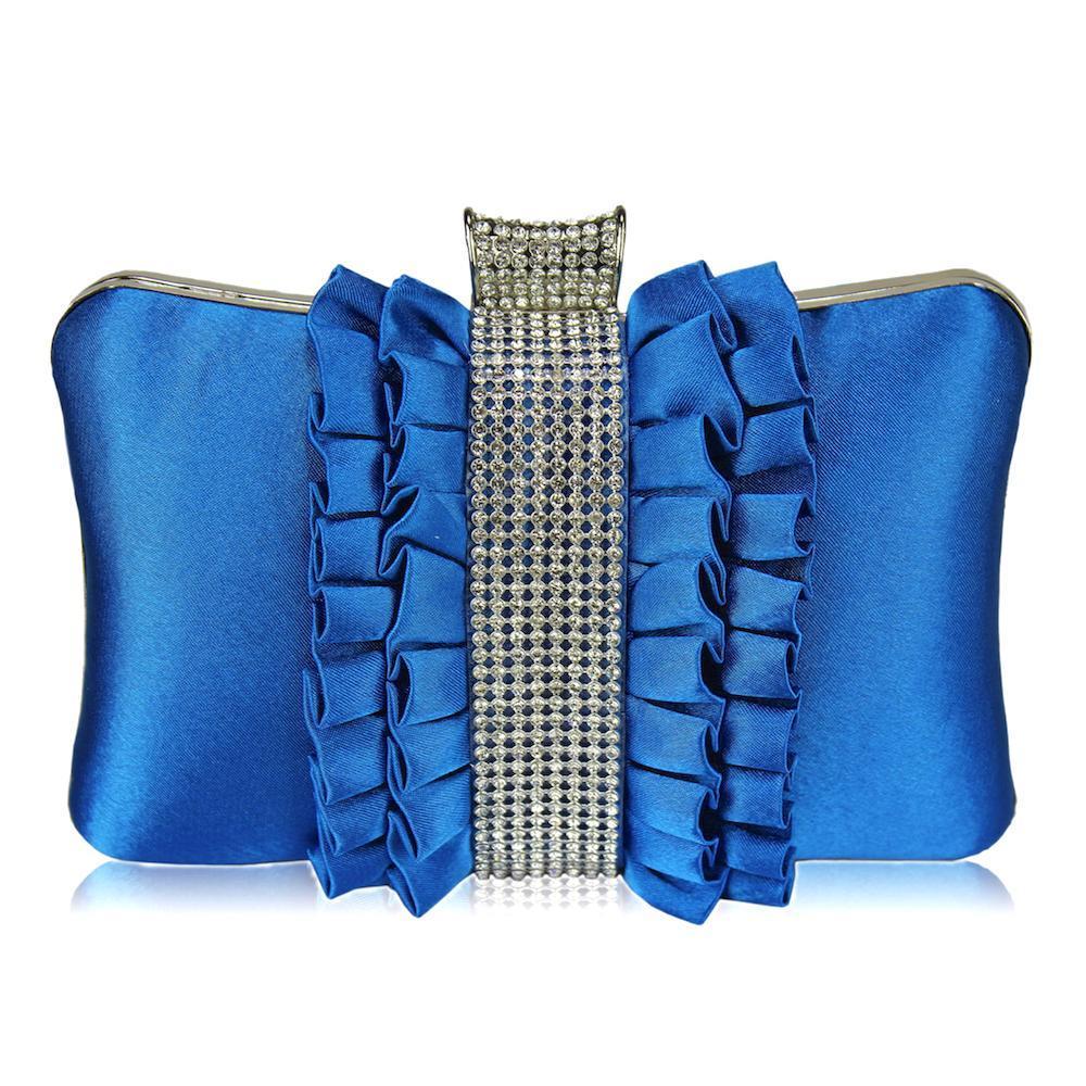 Blue clearance evening clutch