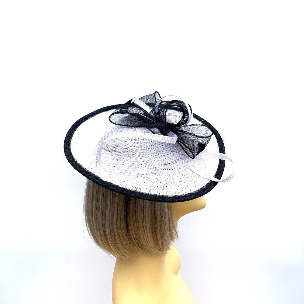 Monochrome Black & White Fascinators, Hatinators & Hats
