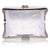 White Clutch Bag with Crystal Rhinestones-Fascinators Direct