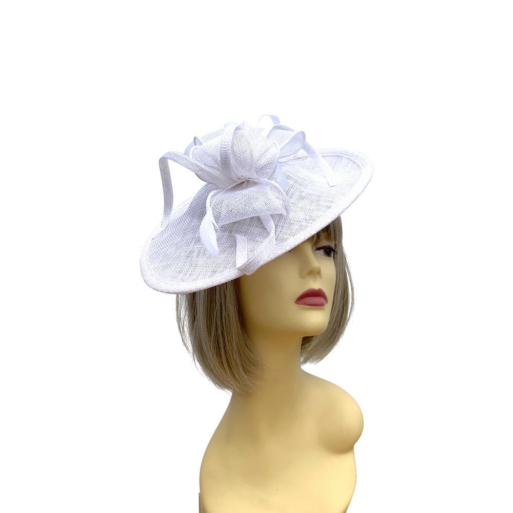 White Fascinators White Hair Fascinators & White Fascinator Hats