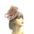 Wispy Feather & Twisted Sinamay Camel Disc Fascinator-Fascinators Direct
